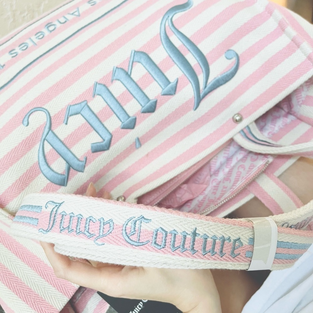 Juicy Couture Pink & Blue Tote Bag BNWT UK Exclusive